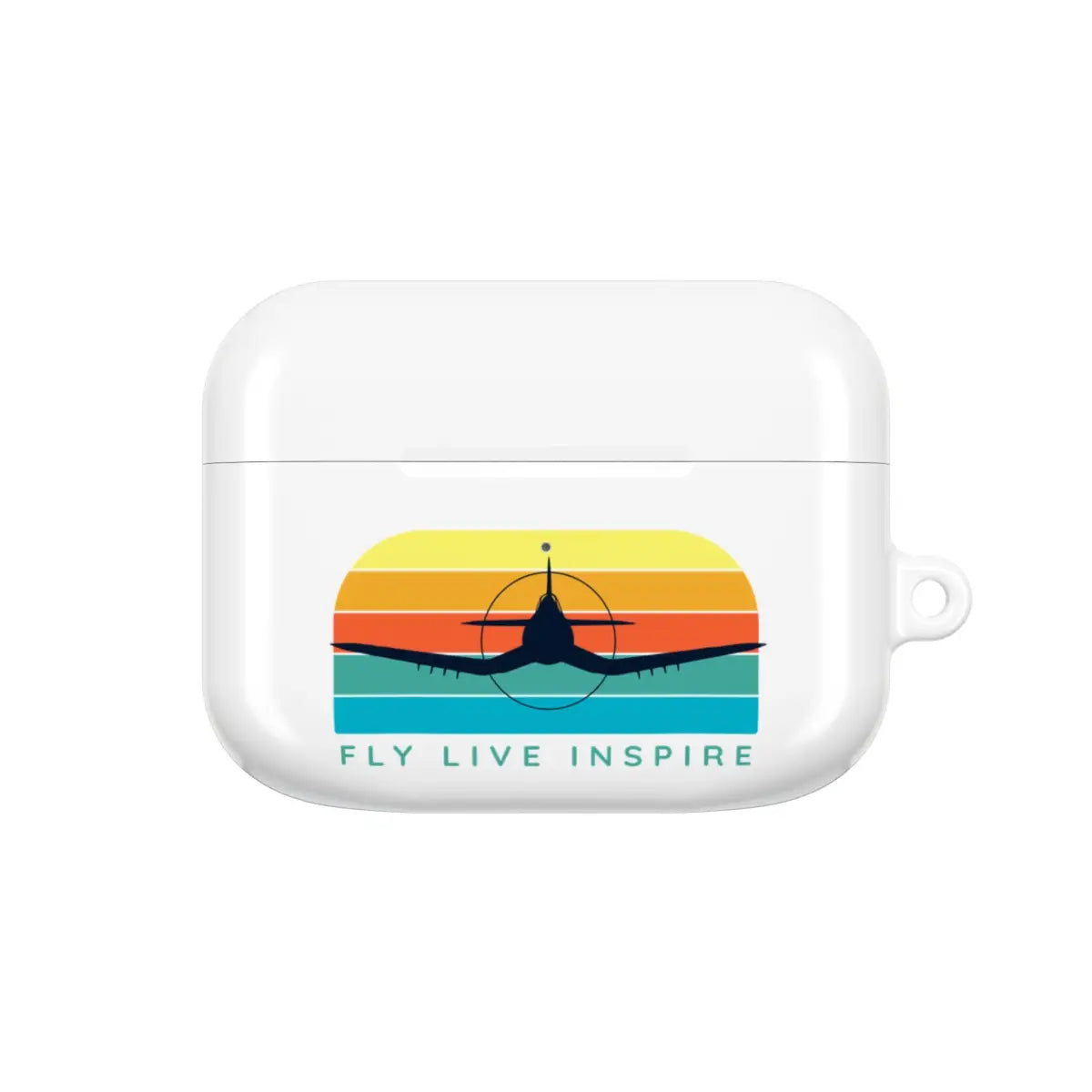 Inspirational AirPod Cases - Fly Live Inspire - Travel & Music Enthusiast Accessory - Accessories - Gifts for pilots