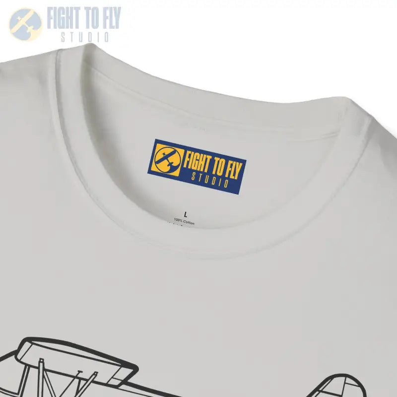J-3 (No Cowl) T-Shirt – Bare-Bones Piper Cub Bush Plane Tee - Pilot gifts - WWII warbird t-shirt