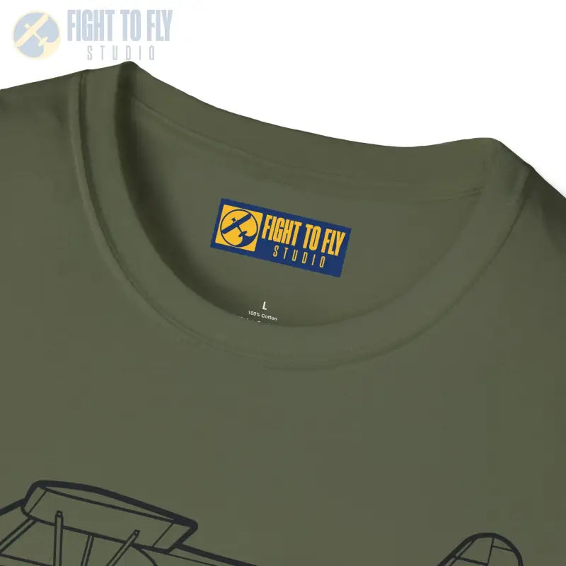 J-3 T-Shirt – Piper Cub Classic Taildragger Tee - Pilot gifts - WWII warbird t-shirt