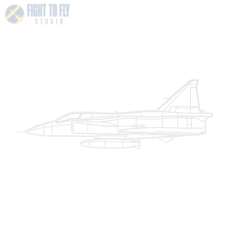 JA37C Die Cut Metal Wall Art - Sign - Pilot gifts - WWII warbird t-shirt