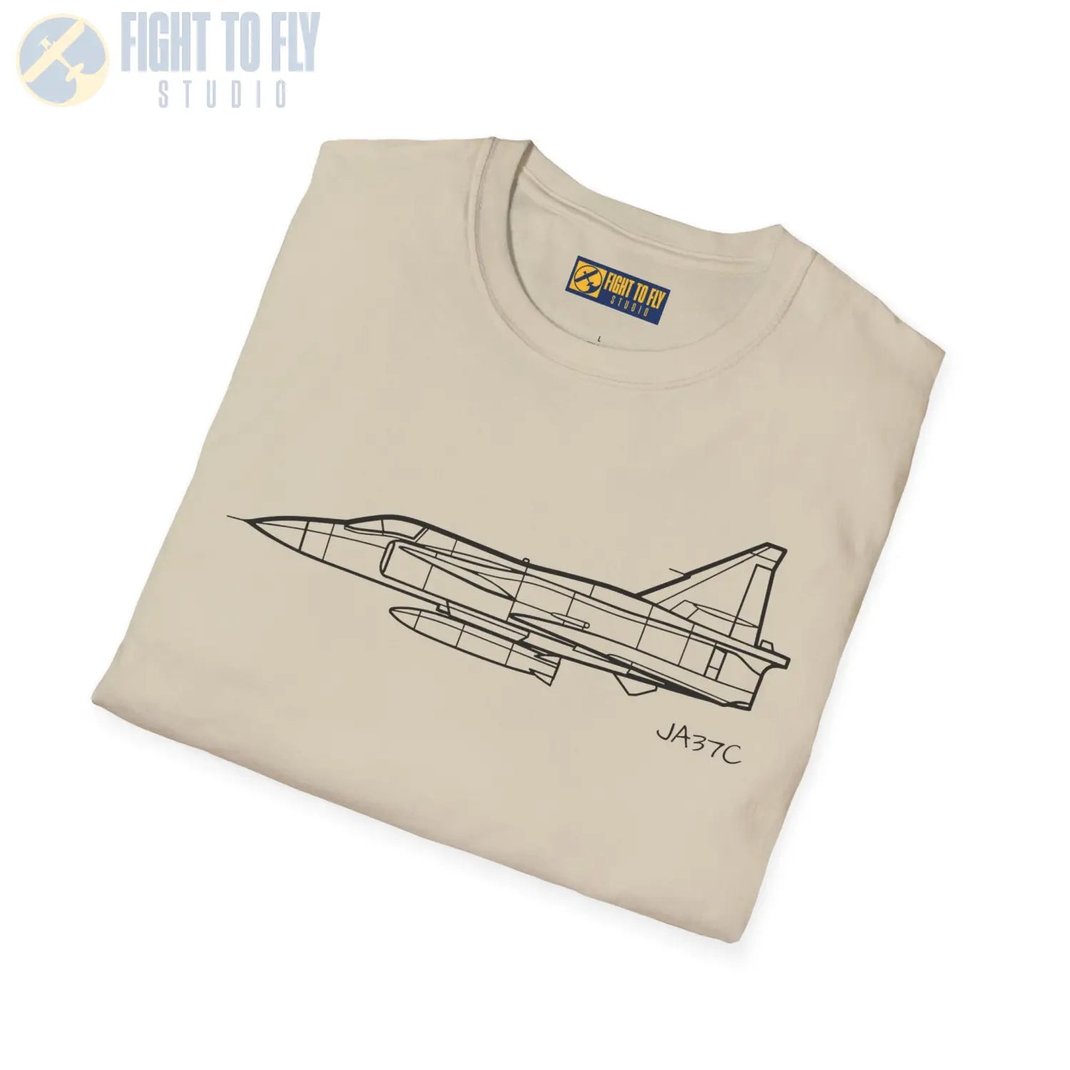 JA37C Viggen T Shirt Pilot gifts WWII warbird t shirt