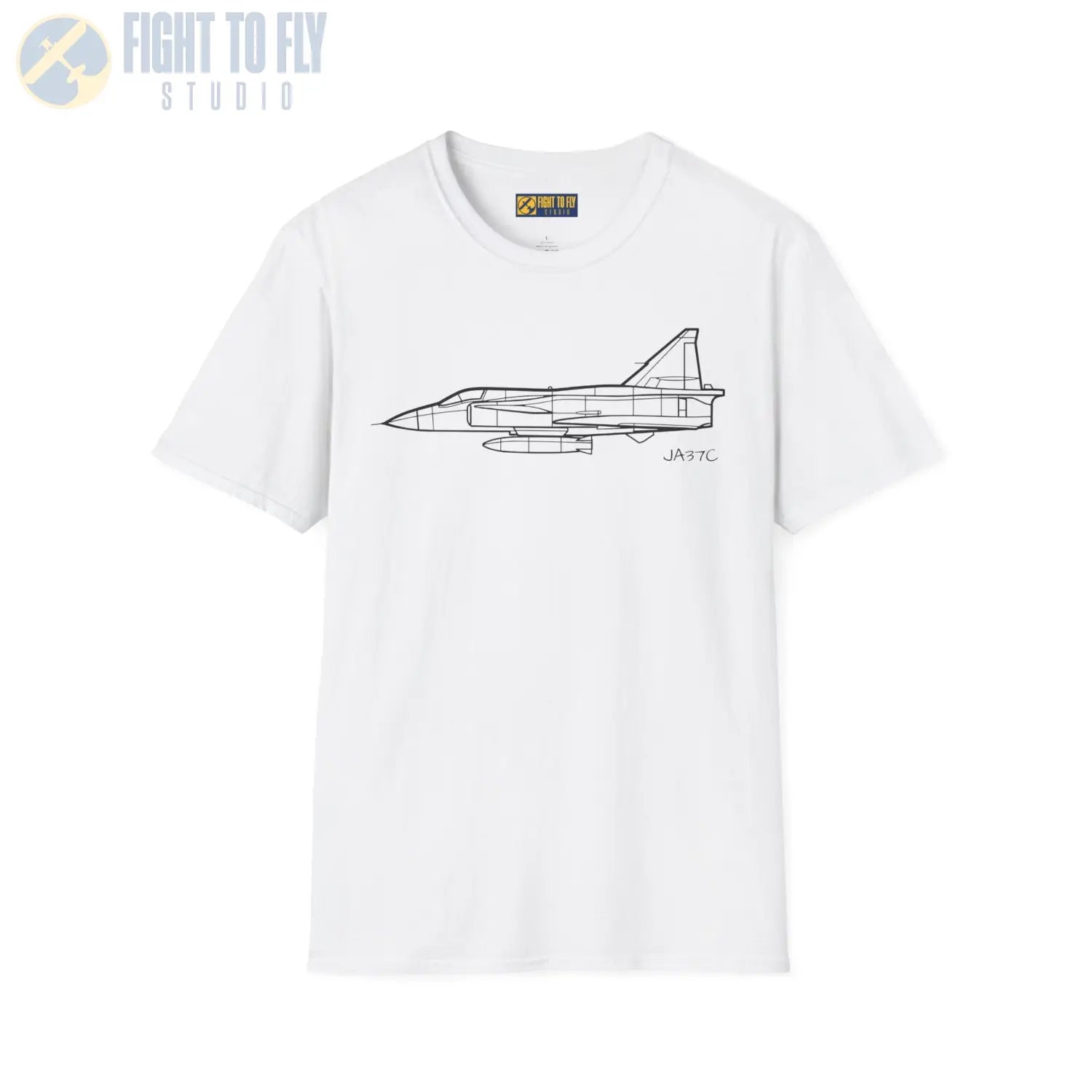 JA37C Viggen T Shirt Pilot gifts WWII warbird t shirt