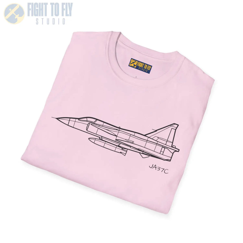 JA37C Viggen T Shirt Pilot gifts WWII warbird t shirt