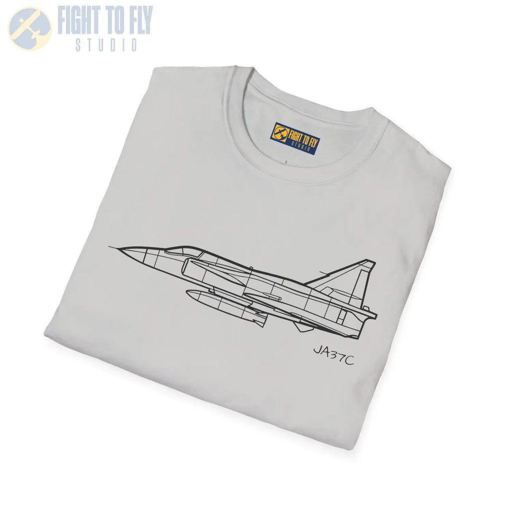 JA37C Viggen T Shirt Pilot gifts WWII warbird t shirt