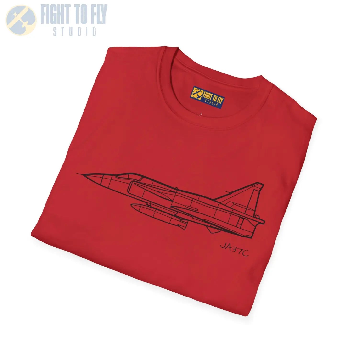 JA37C Viggen T Shirt Pilot gifts WWII warbird t shirt