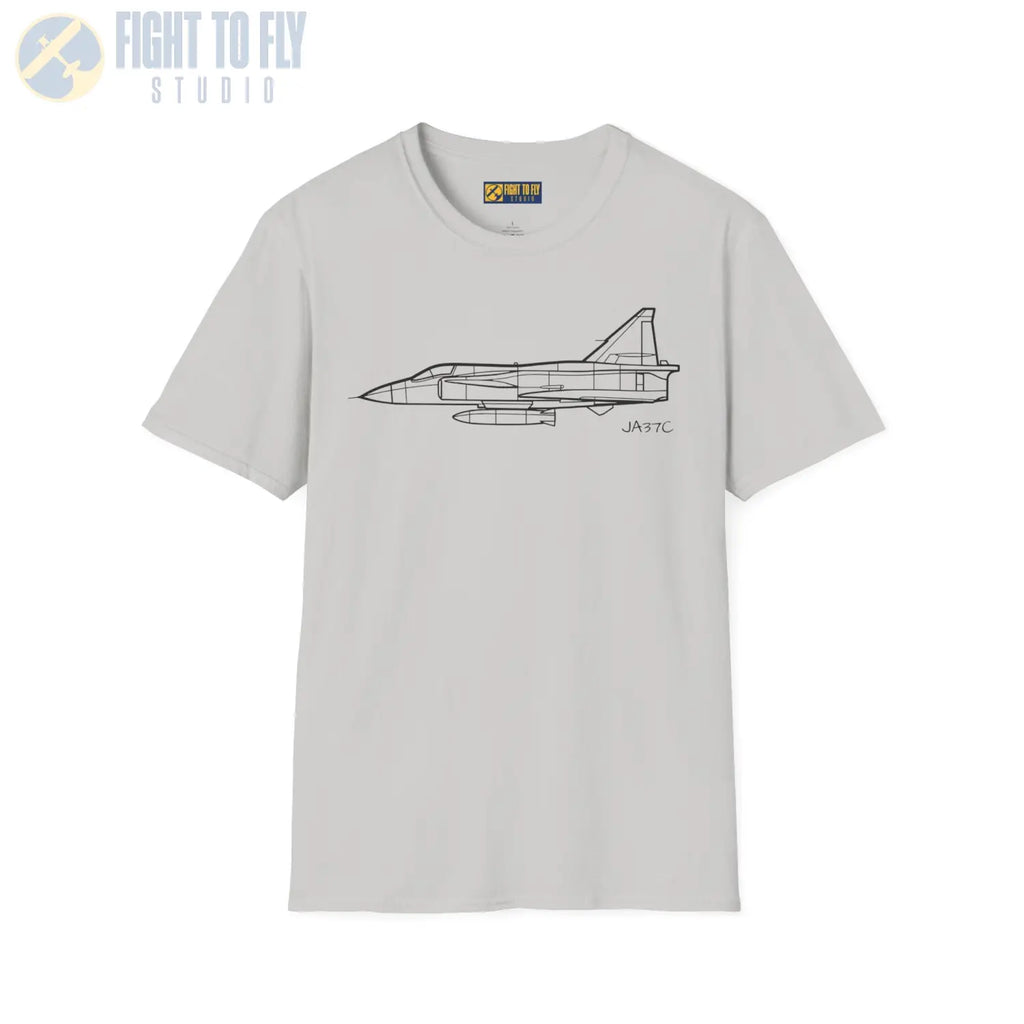 JA37C Viggen T-Shirt - Pilot gifts - WWII warbird t-shirt