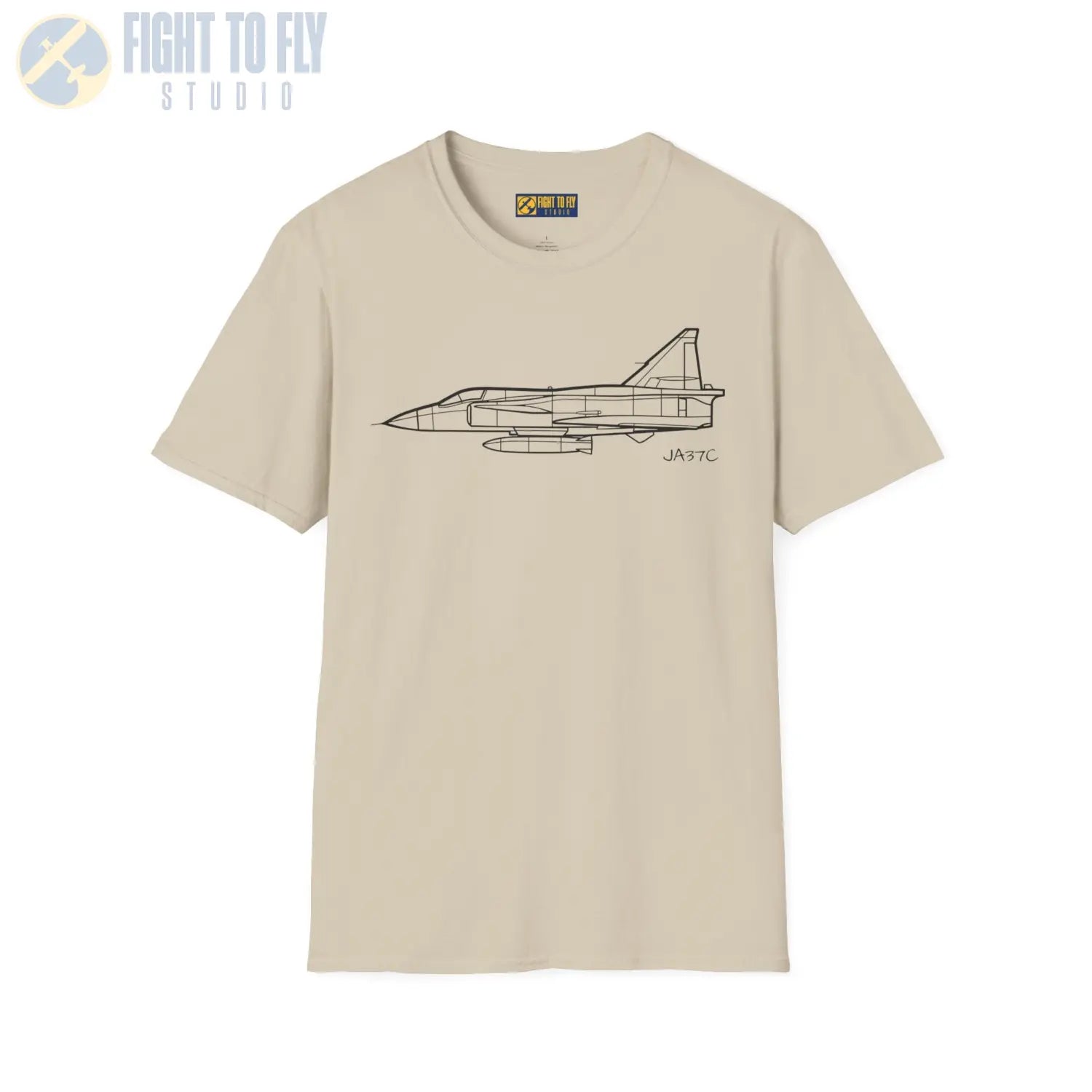 JA37C Viggen T-Shirt - Pilot gifts - WWII warbird t-shirt