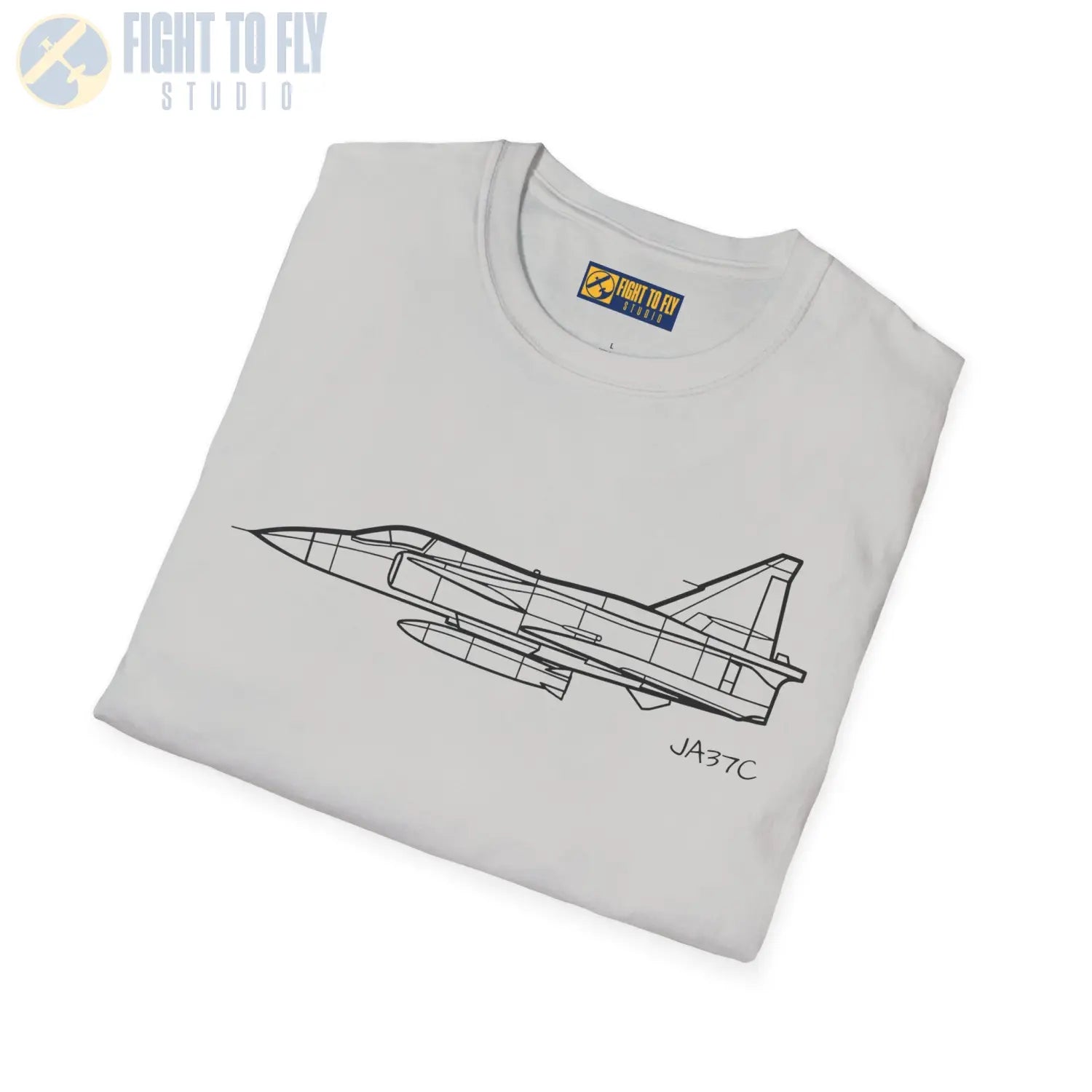 JA37C Viggen T-Shirt - Pilot gifts - WWII warbird t-shirt