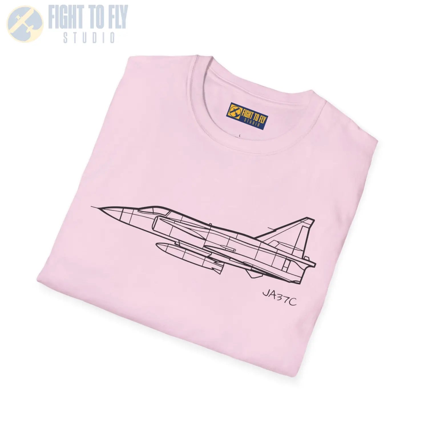 JA37C Viggen T-Shirt - Pilot gifts - WWII warbird t-shirt