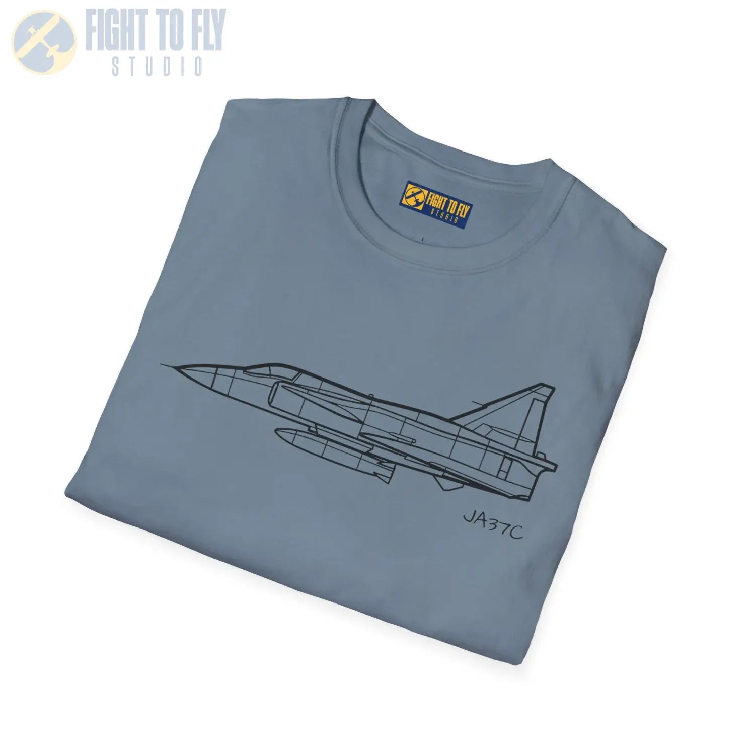 JA37C Viggen T-Shirt - Pilot gifts - WWII warbird t-shirt