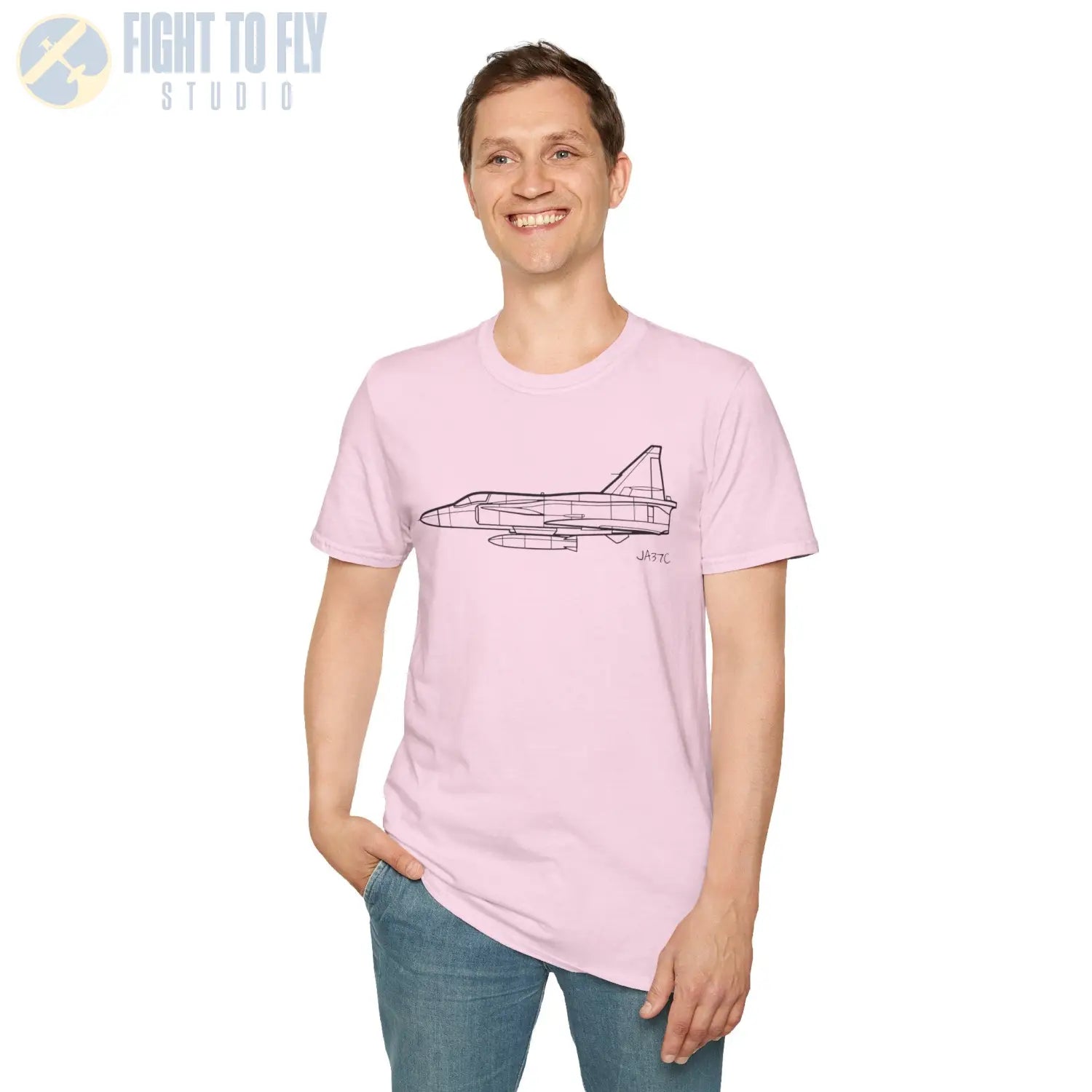 JA37C Viggen T-Shirt - Pilot gifts - WWII warbird t-shirt
