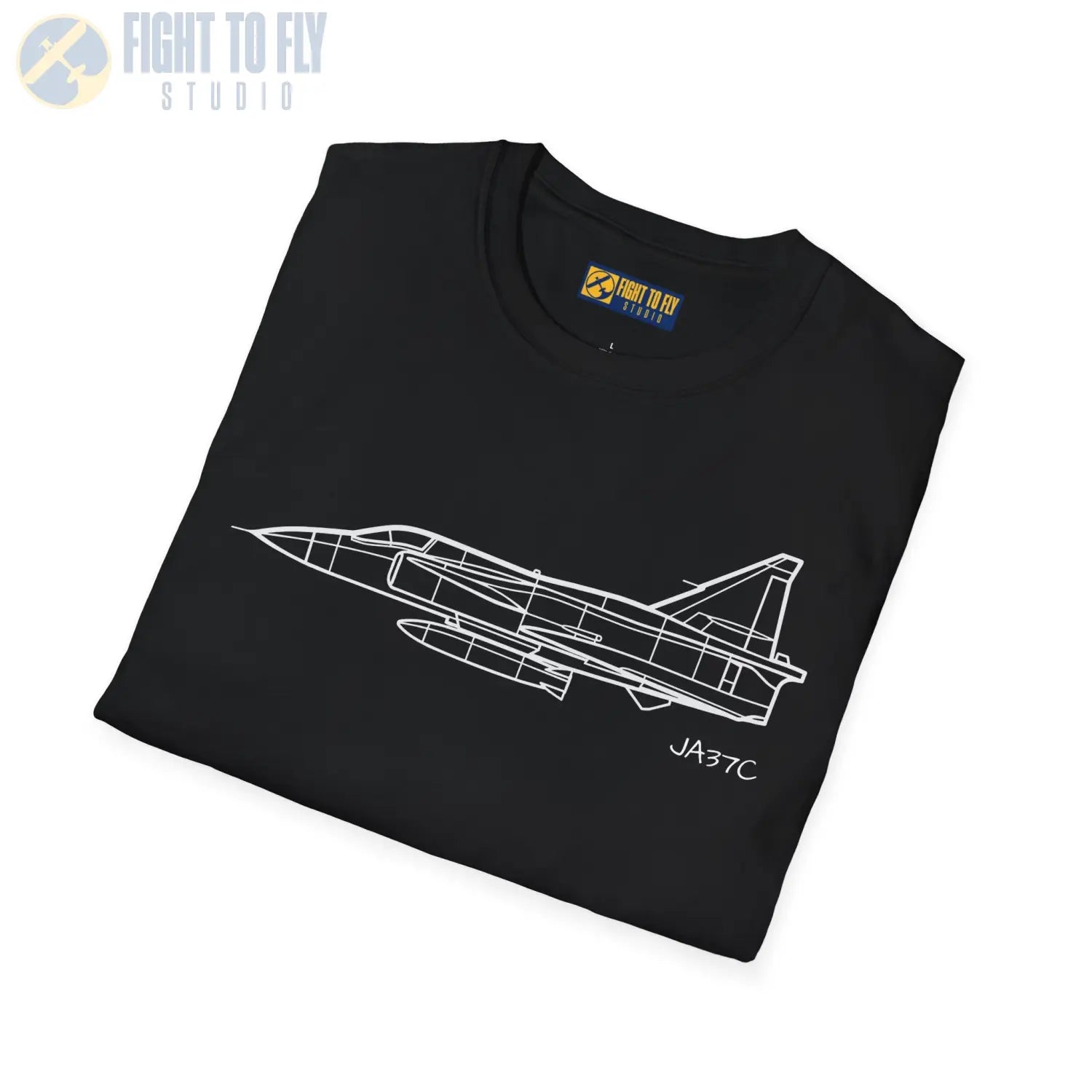 JA37C Viggen T-Shirt - Pilot gifts - WWII warbird t-shirt