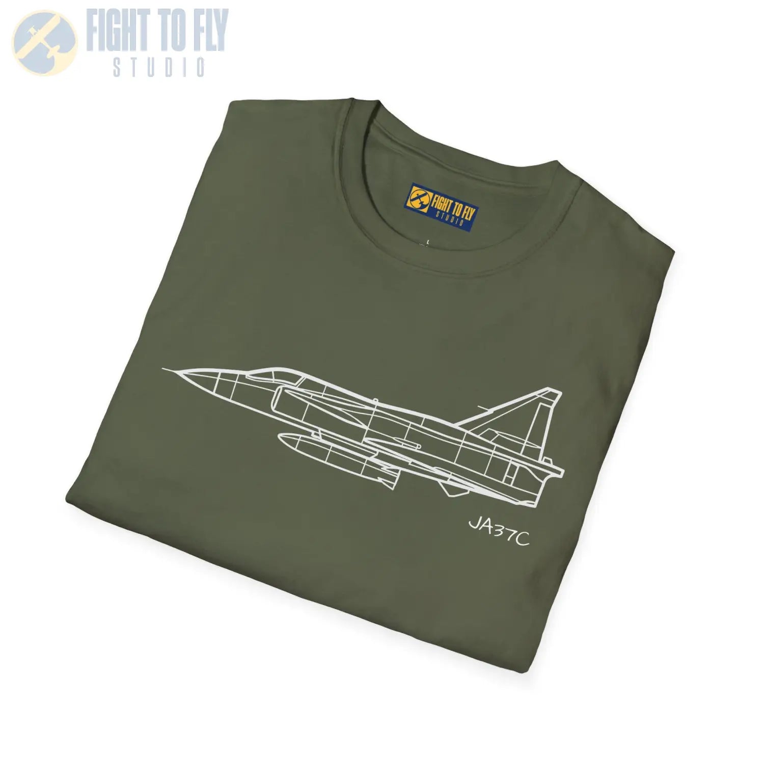 JA37C Viggen T-Shirt - Pilot gifts - WWII warbird t-shirt