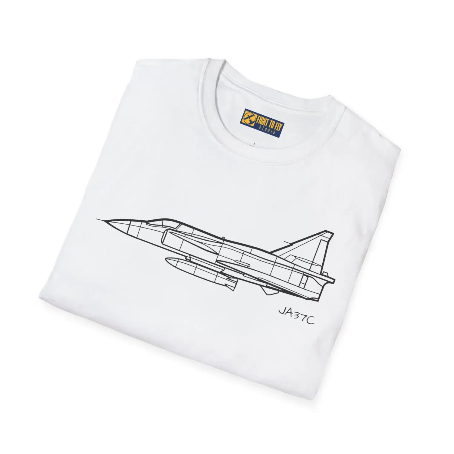 JA37C Viggen T-Shirt - Pilot gifts - WWII warbird t-shirt