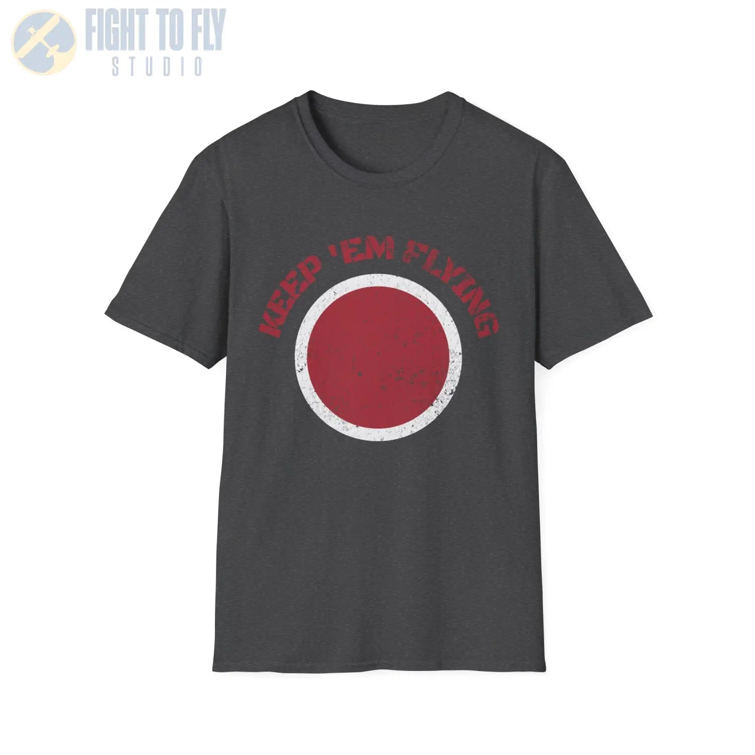Japan Hinomaru “Keep ’Em Flying” Rising Sun Insignia - T-Shirt - Pilot gifts - WWII warbird t-shirt