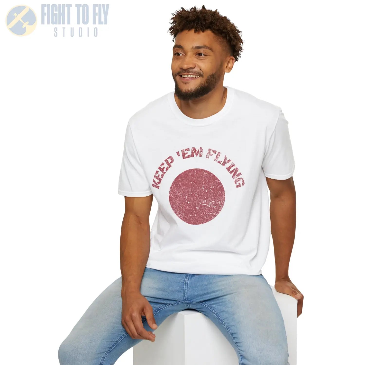 Japan Hinomaru “Keep ’Em Flying” Rising Sun Insignia - T-Shirt - Pilot gifts - WWII warbird t-shirt