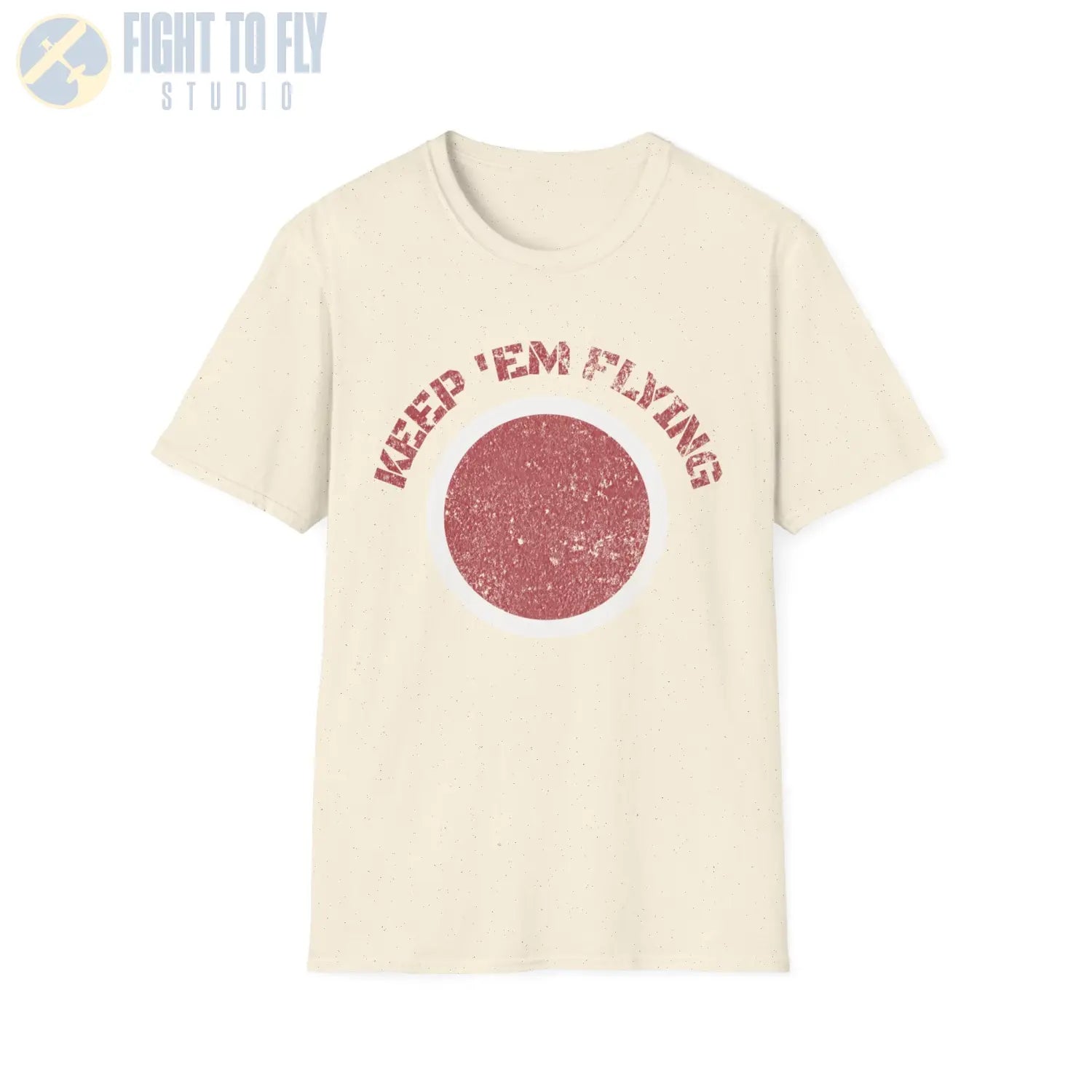 Japan Hinomaru “Keep ’Em Flying” Rising Sun Insignia - T-Shirt - Pilot gifts - WWII warbird t-shirt