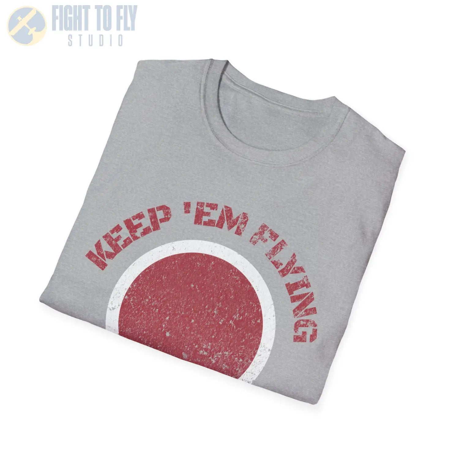 Japan Hinomaru “Keep ’Em Flying” Rising Sun Insignia - T-Shirt - Pilot gifts - WWII warbird t-shirt
