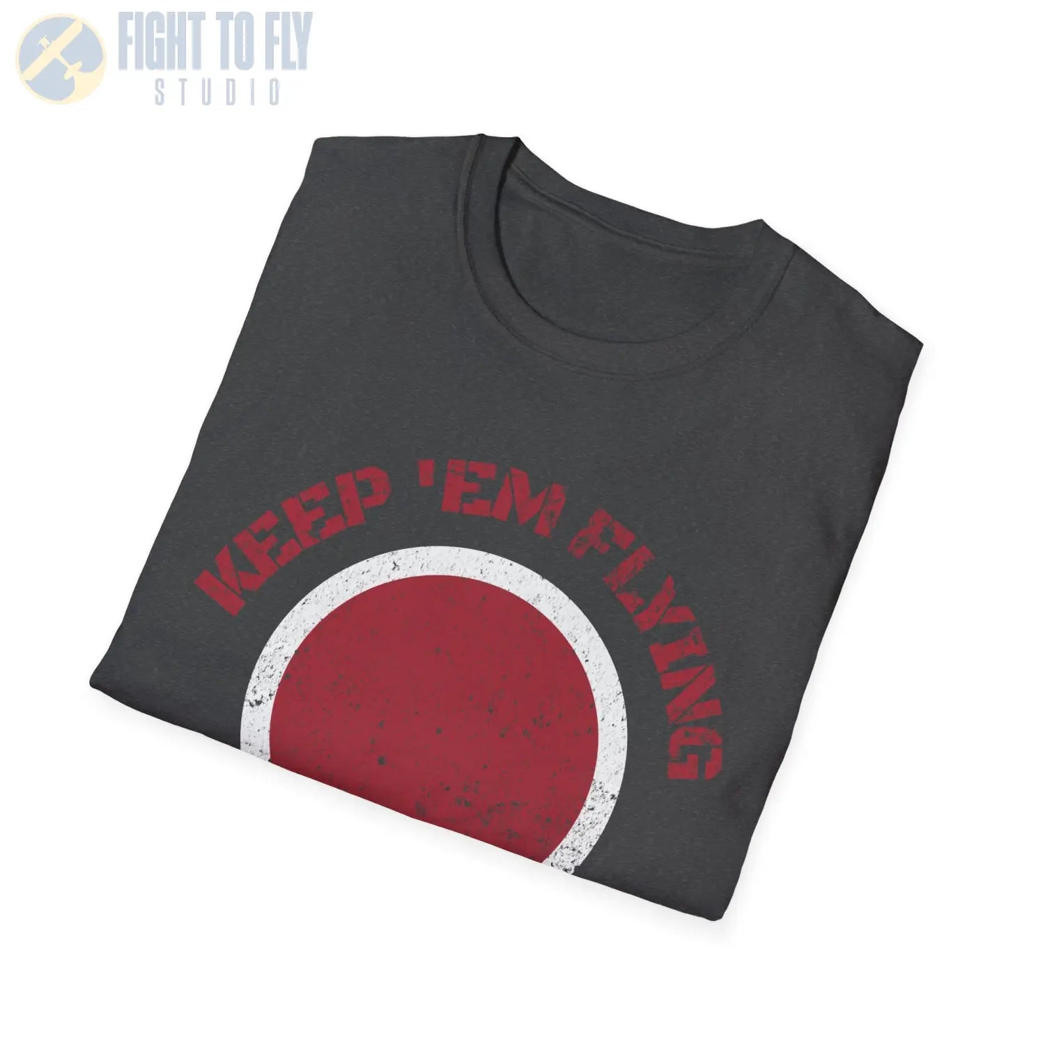 Japan Hinomaru “Keep ’Em Flying” Rising Sun Insignia - T-Shirt - Pilot gifts - WWII warbird t-shirt