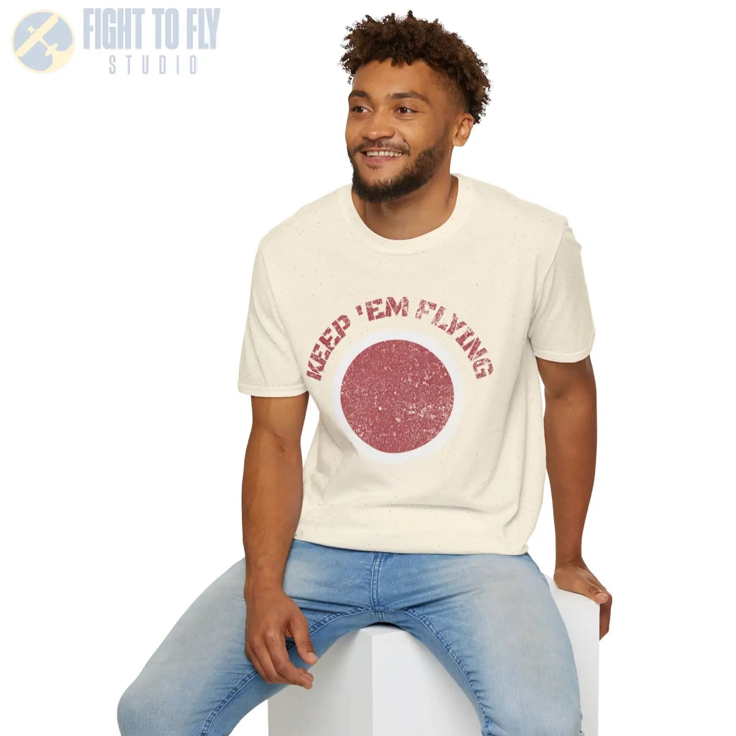 Japan Hinomaru “Keep ’Em Flying” Rising Sun Insignia - T-Shirt - Pilot gifts - WWII warbird t-shirt