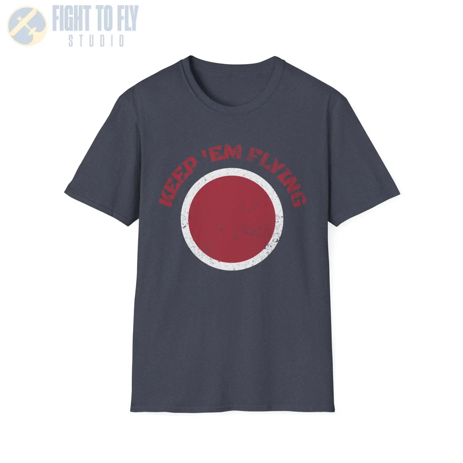Japan Hinomaru “Keep ’Em Flying” Rising Sun Insignia - T-Shirt - Pilot gifts - WWII warbird t-shirt