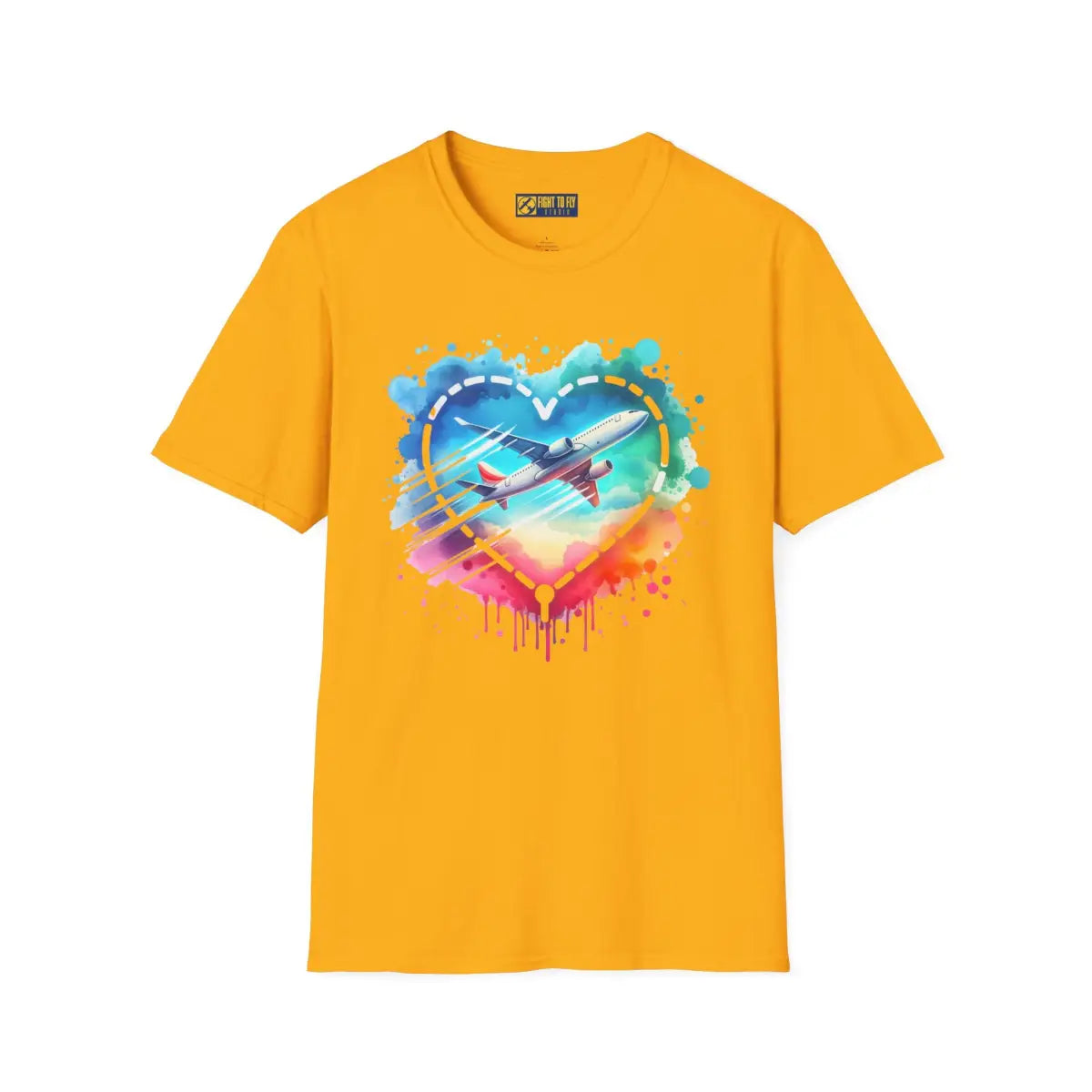 Jet-Set Heart - Tee - T-Shirt - Pilot gifts - WWII warbird t-shirt