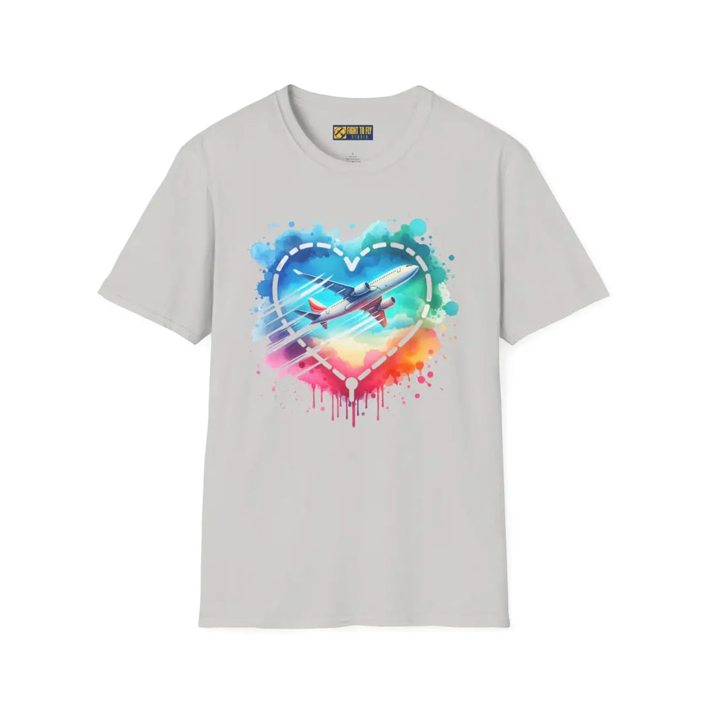 Jet-Set Heart - Tee - T-Shirt - Pilot gifts - WWII warbird t-shirt