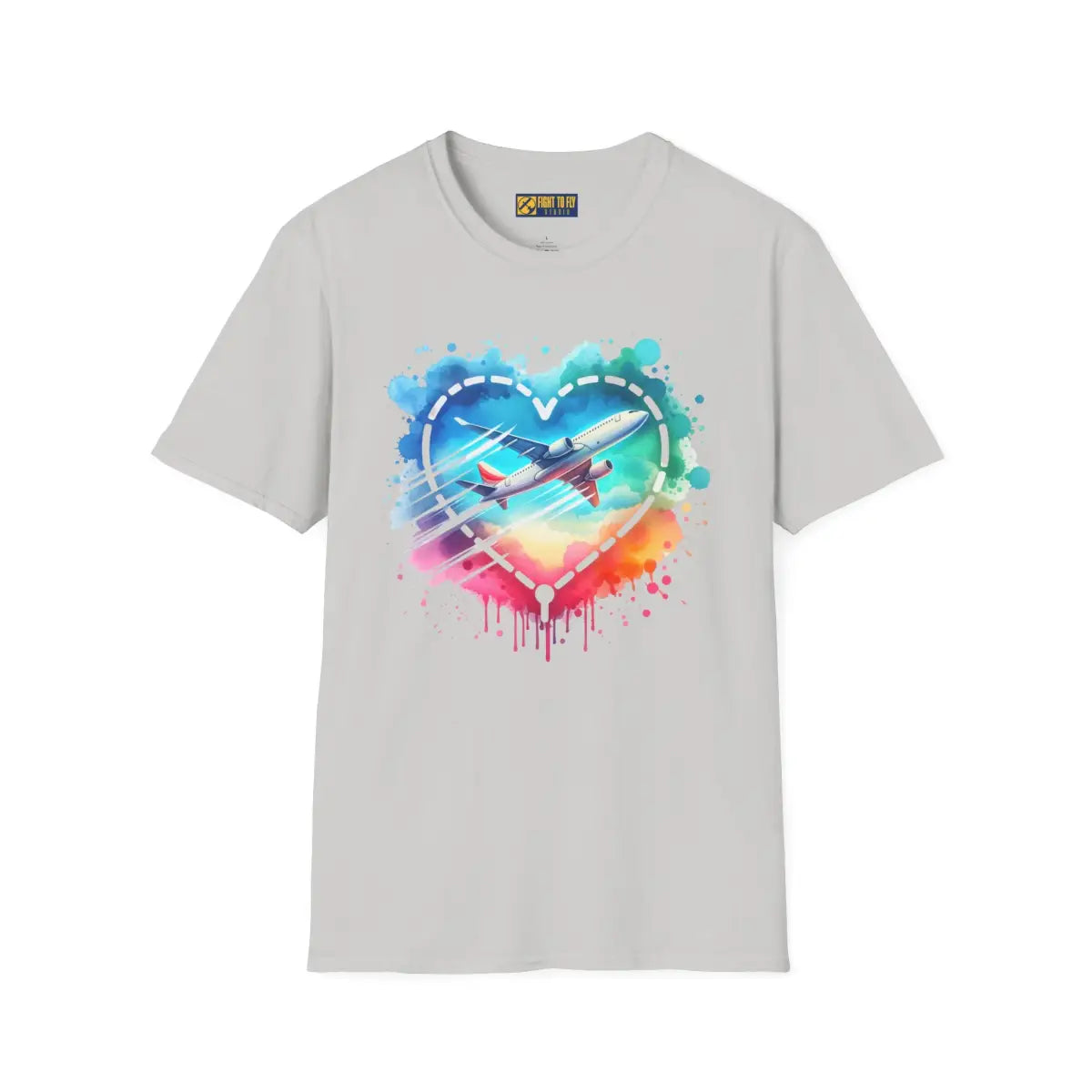 Jet-Set Heart - Tee - T-Shirt - Pilot gifts - WWII warbird t-shirt