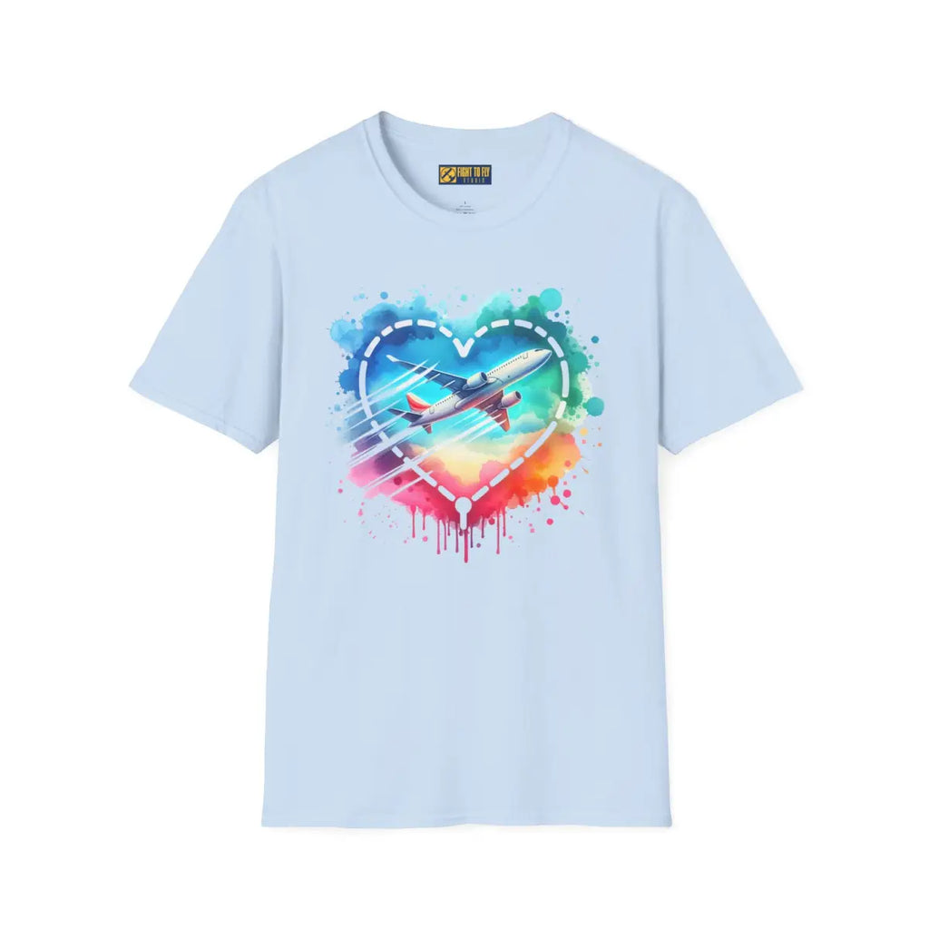 Jet-Set Heart - Tee - T-Shirt - Pilot gifts - WWII warbird t-shirt