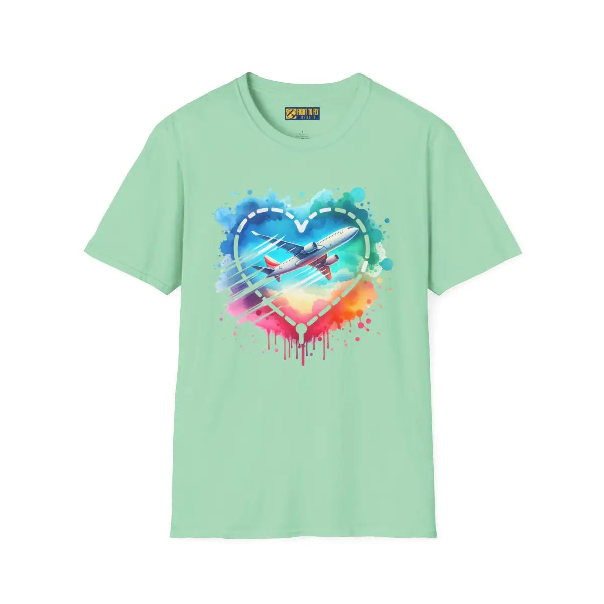 Jet-Set Heart - Tee - T-Shirt - Pilot gifts - WWII warbird t-shirt