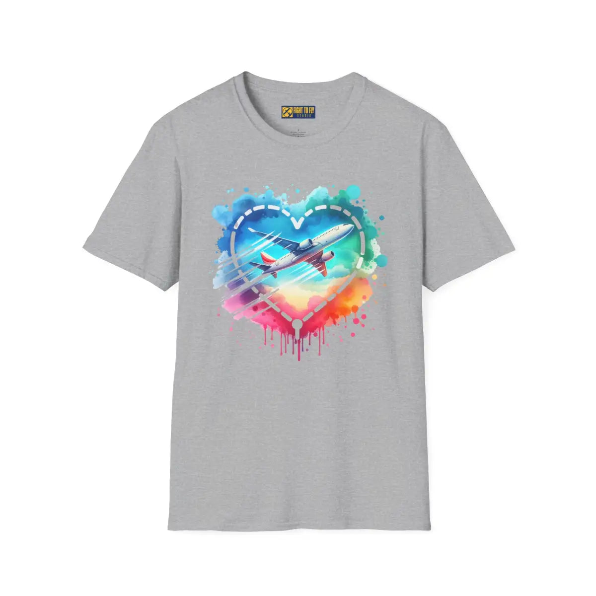 Jet-Set Heart - Tee - T-Shirt - Pilot gifts - WWII warbird t-shirt