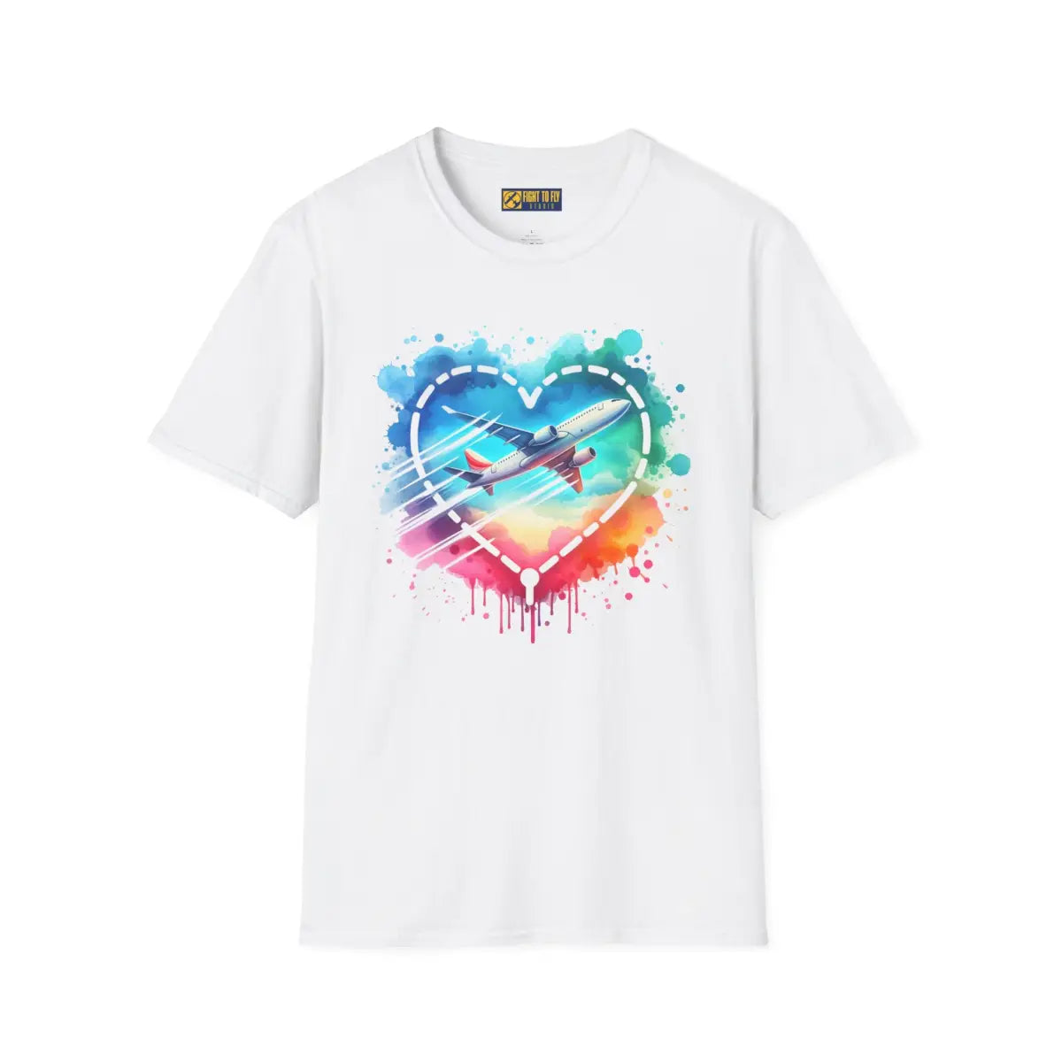 Jet-Set Heart - Tee - T-Shirt - Pilot gifts - WWII warbird t-shirt