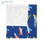 Jet Setter Baby Blanket – Sunny Skies and Sleek Planes - Home Decor - Pilot gifts - WWII warbird t-shirt