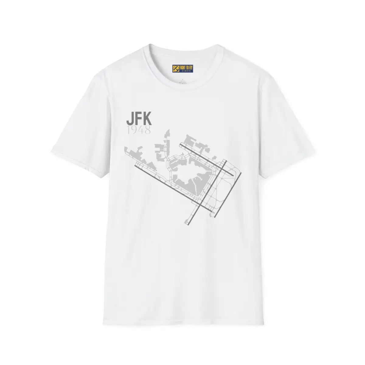 JFK John F. Kennedy International - 1948 - Tee - T-Shirt - Gifts for pilots - Aviation apparel