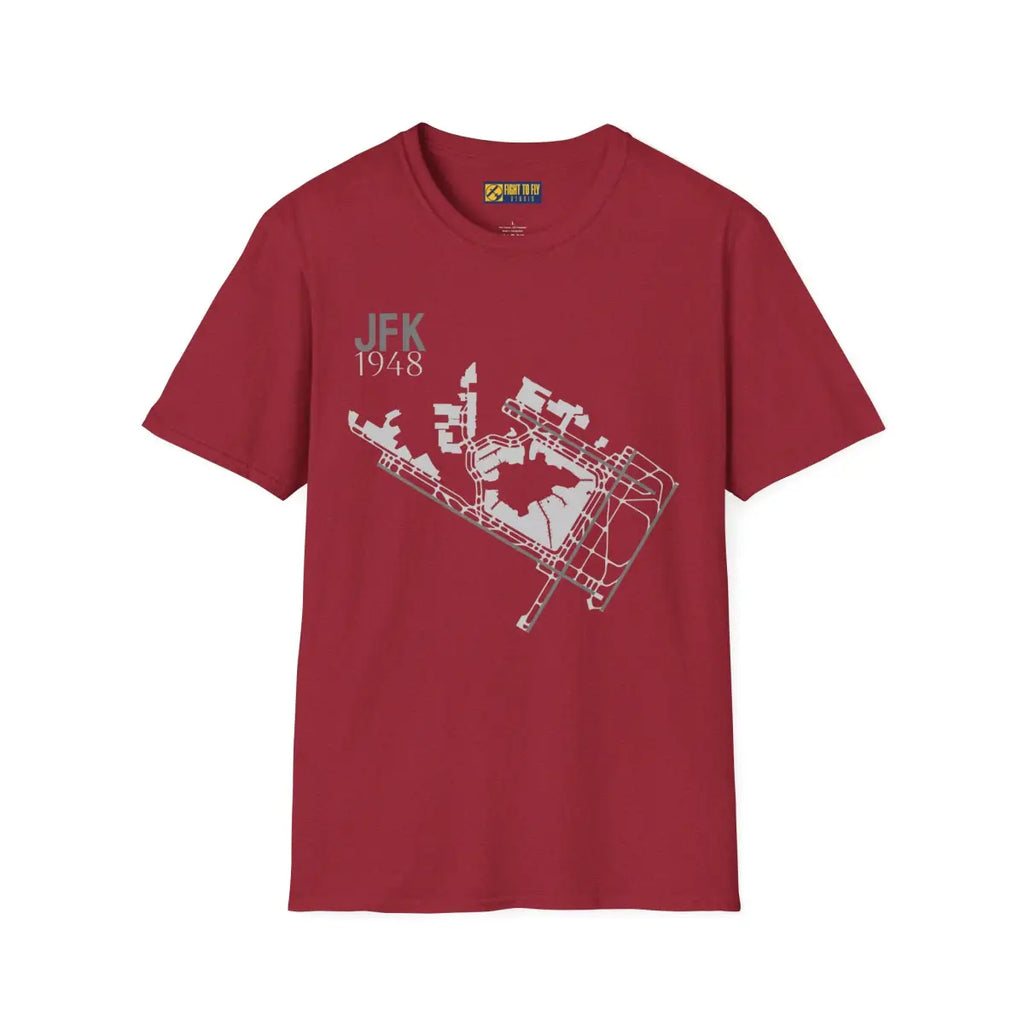 JFK John F. Kennedy International - 1948 - Tee - T-Shirt - Pilot gifts - WWII warbird t-shirt