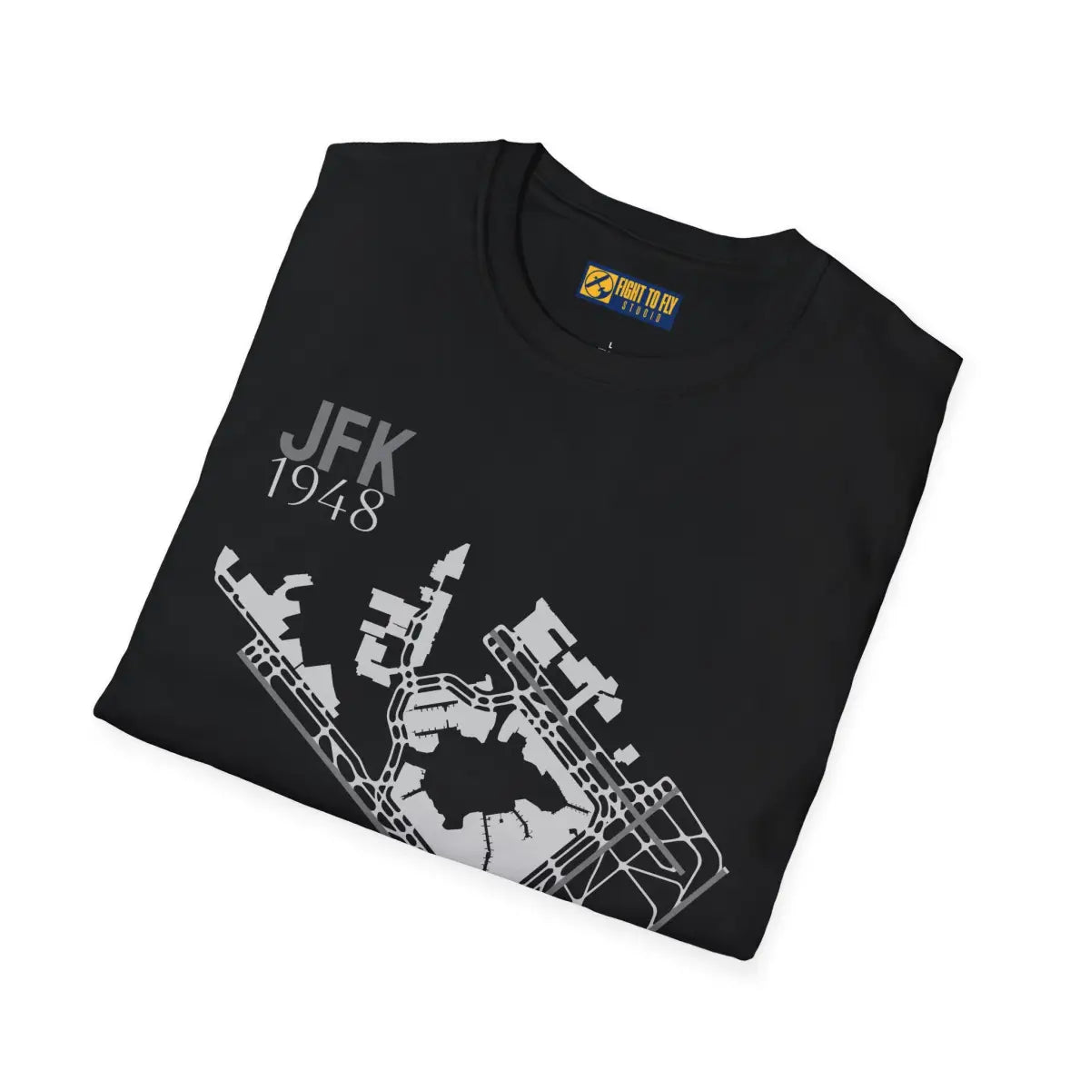 JFK John F. Kennedy International - 1948 - Tee - T-Shirt - Gifts for pilots - Aviation apparel