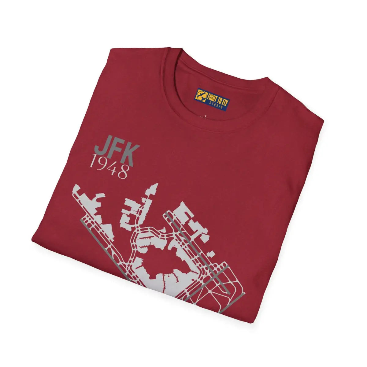 JFK John F. Kennedy International - 1948 - Tee - T-Shirt - Gifts for pilots - Aviation apparel