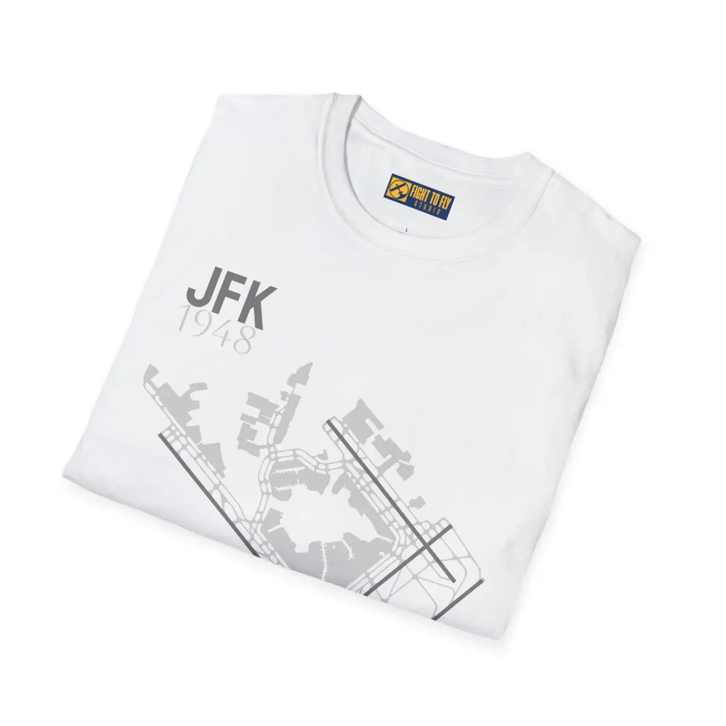 JFK John F. Kennedy International - 1948 - Tee - T-Shirt - Gifts for pilots - Aviation apparel