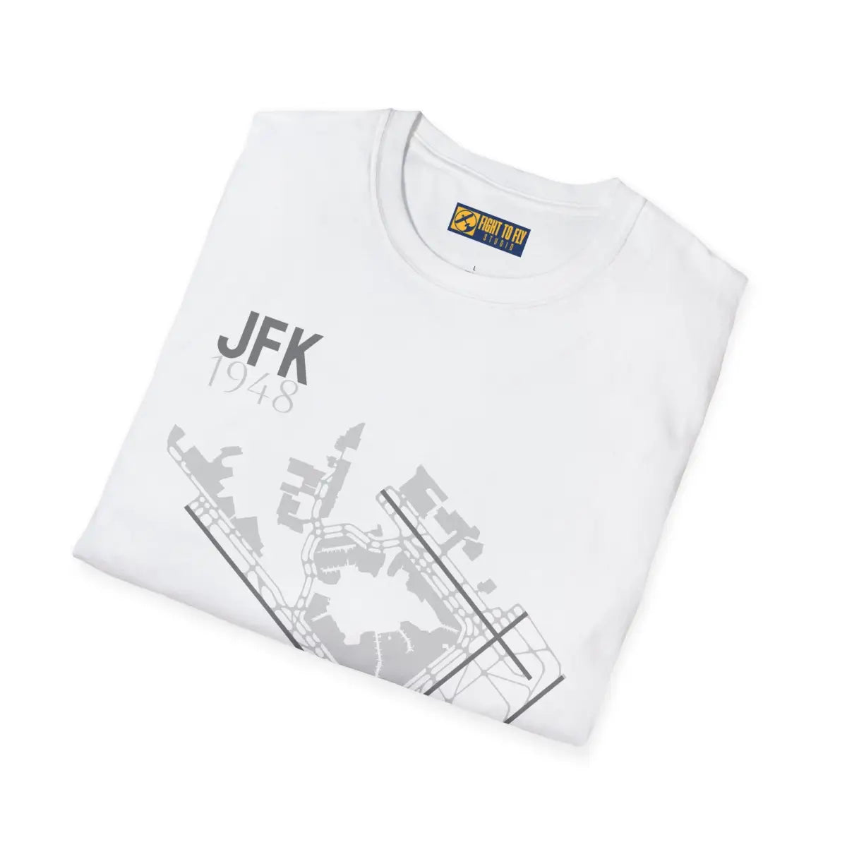JFK John F. Kennedy International - 1948 - Tee - T-Shirt - Gifts for pilots - Aviation apparel