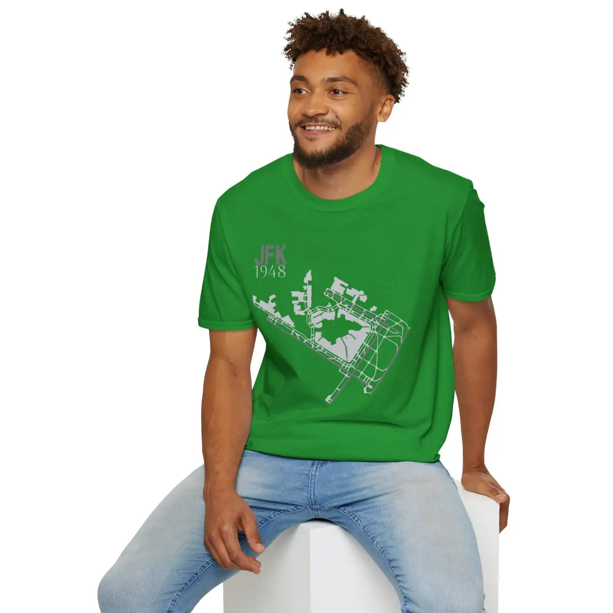JFK John F. Kennedy International - 1948 - Tee - T-Shirt - Gifts for pilots - Aviation apparel