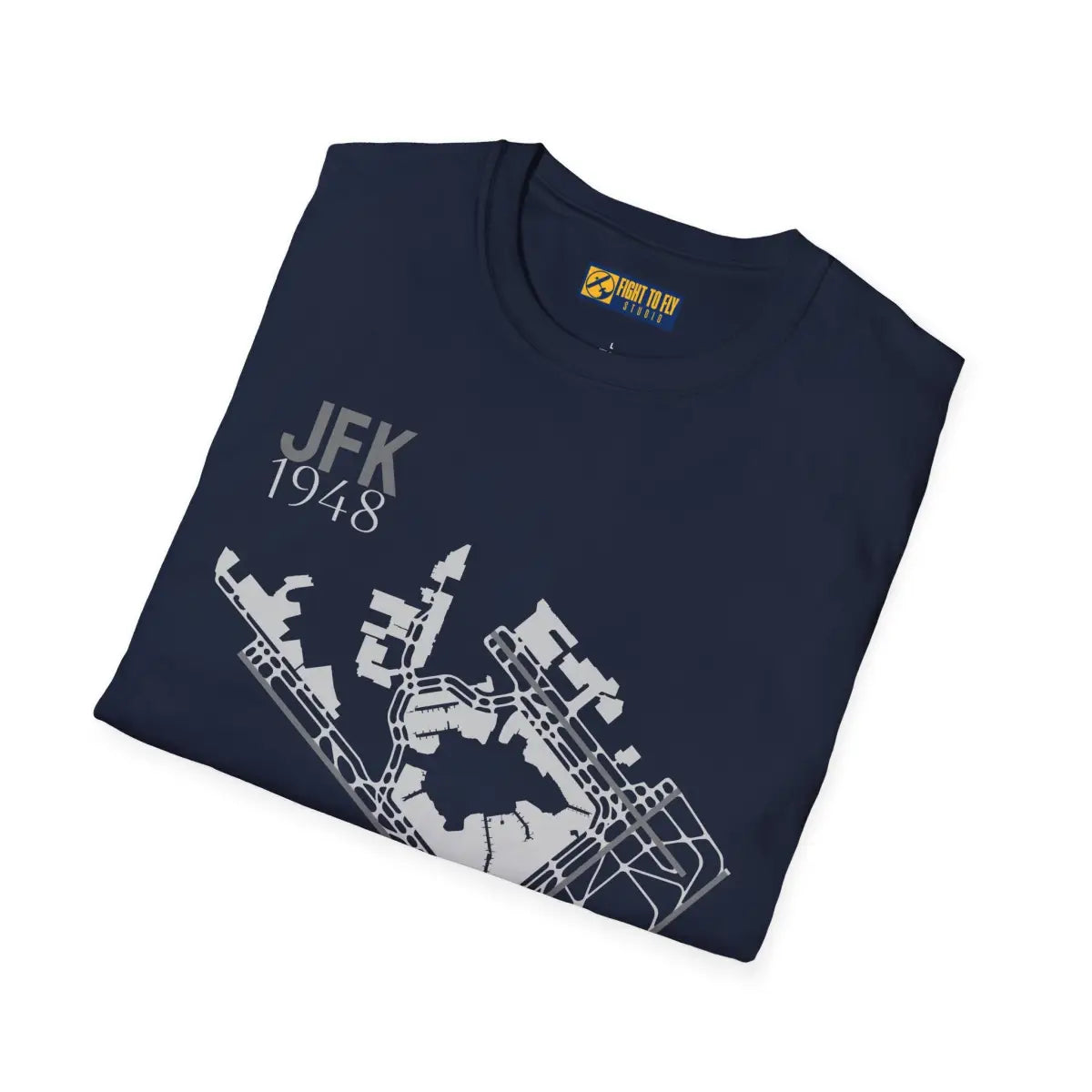 JFK John F. Kennedy International - 1948 - Tee - T-Shirt - Gifts for pilots - Aviation apparel