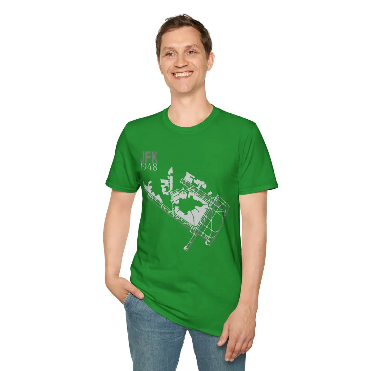 JFK John F. Kennedy International - 1948 - Tee - T-Shirt - Gifts for pilots - Aviation apparel