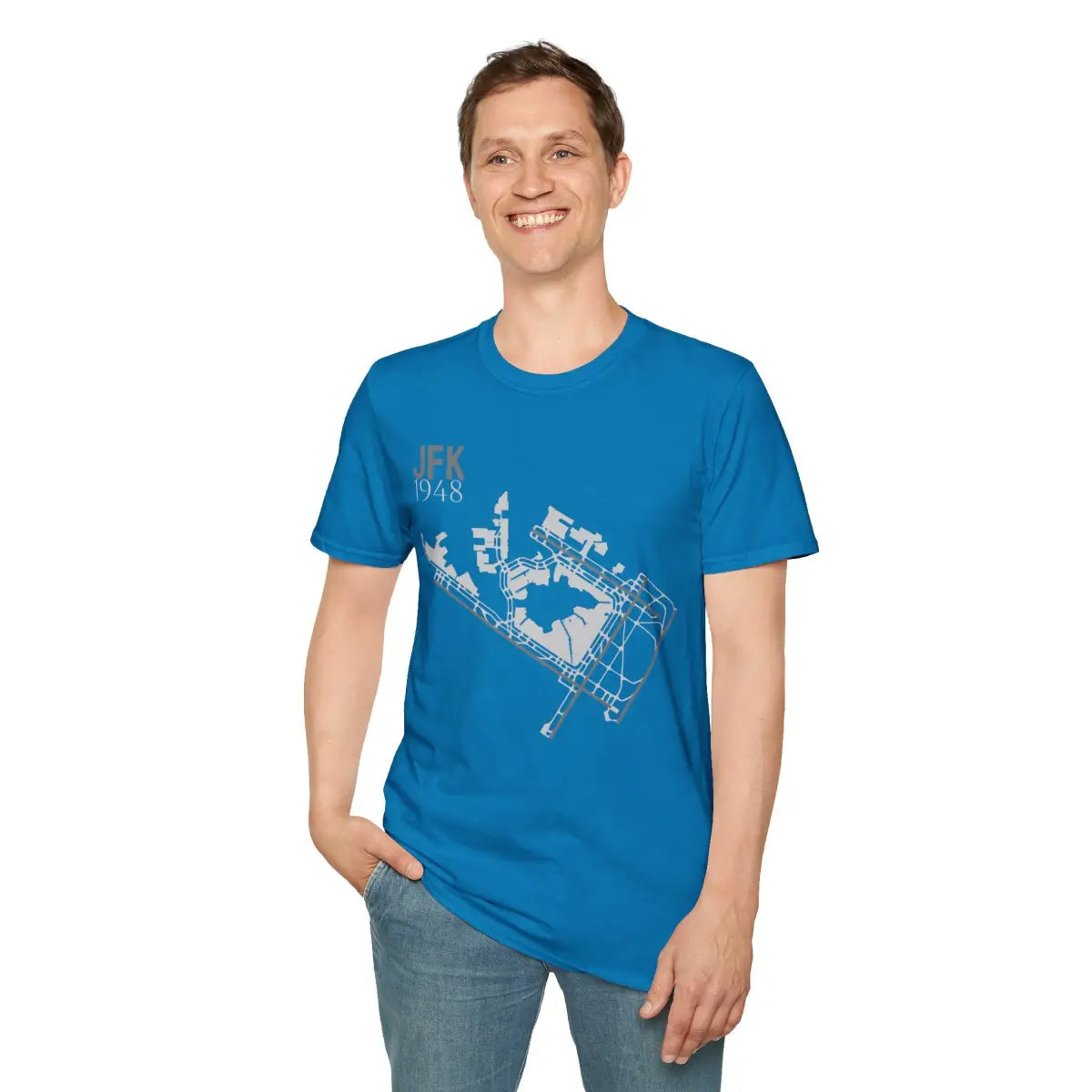 JFK John F. Kennedy International - 1948 - Tee - T-Shirt - Gifts for pilots - Aviation apparel