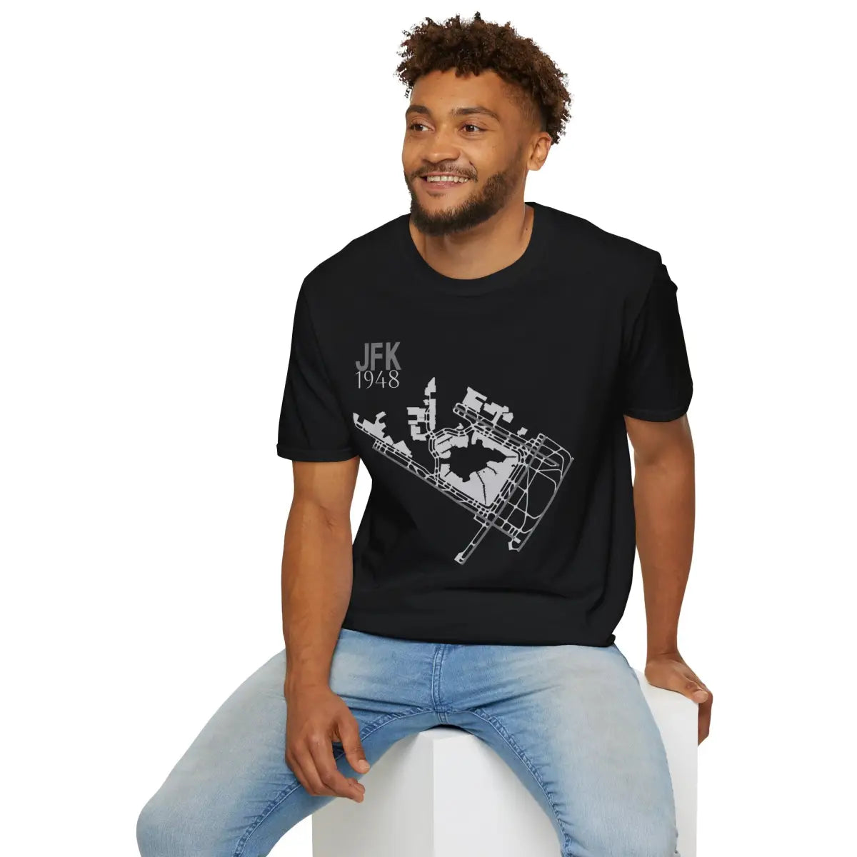 JFK John F. Kennedy International - 1948 - Tee - T-Shirt - Pilot gifts - WWII warbird t-shirt