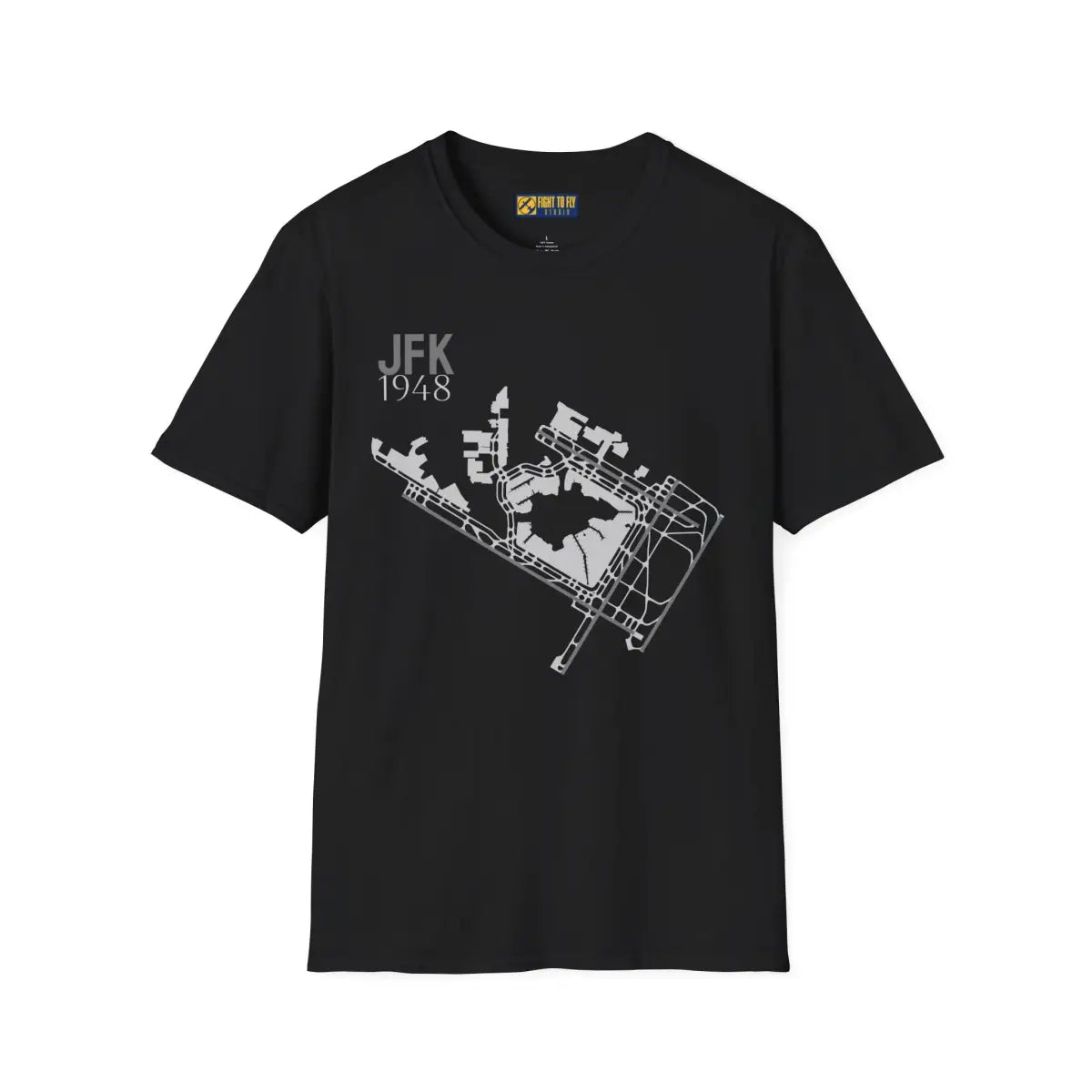 JFK John F. Kennedy International - 1948 - Tee - T-Shirt - Gifts for pilots - Aviation apparel