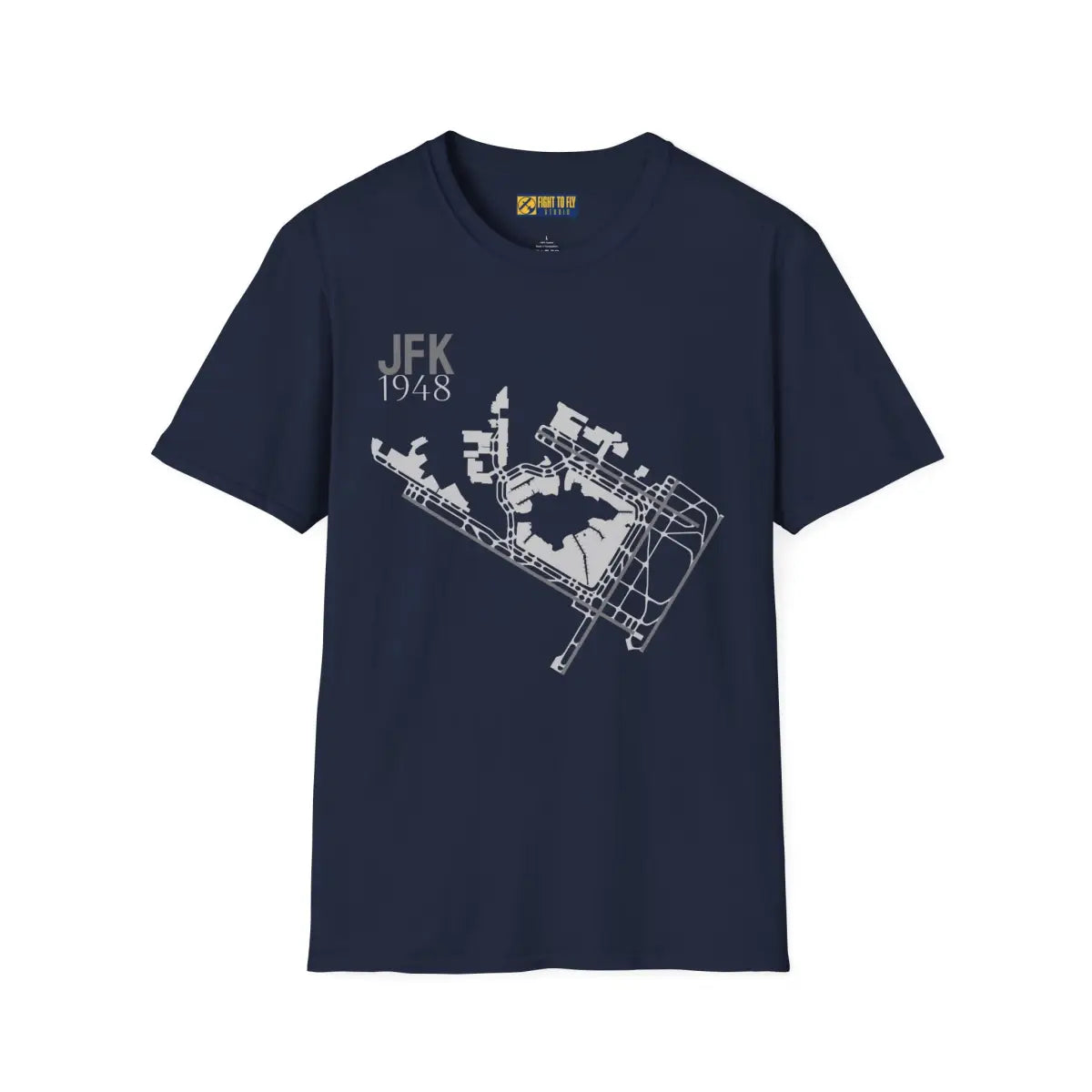 JFK John F. Kennedy International - 1948 - Tee - T-Shirt - Gifts for pilots - Aviation apparel