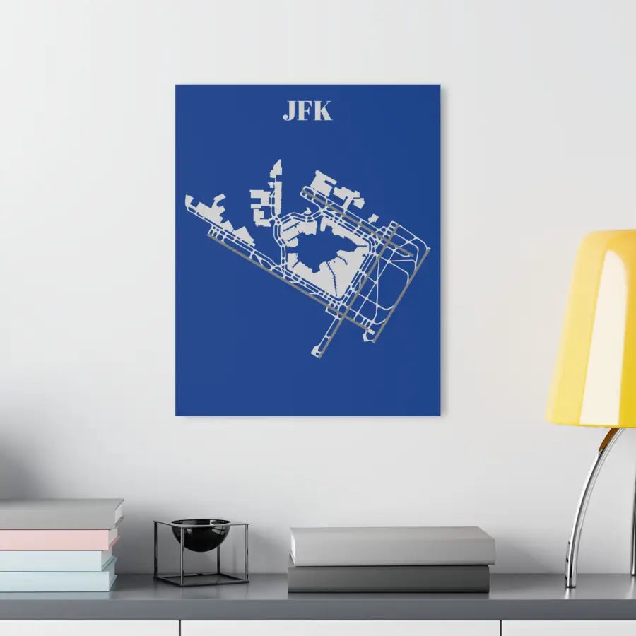 JFK - John F. Kennedy International Acrylic Print - Home Decor - Gifts for pilots - Aviation apparel
