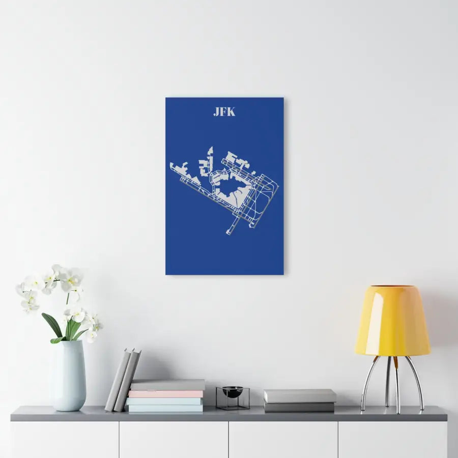 JFK - John F. Kennedy International Acrylic Print - Home Decor - Gifts for pilots - Aviation apparel