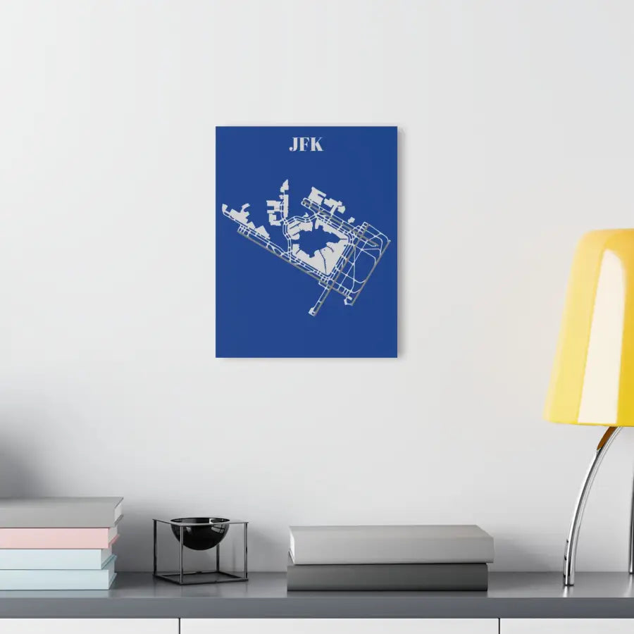 JFK - John F. Kennedy International Acrylic Print - Home Decor - Gifts for pilots - Aviation apparel