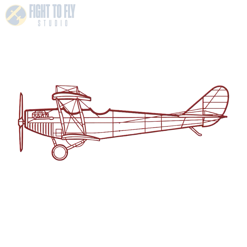 JN-4A Jenny Die Cut Metal Wall Art - Sign - Pilot gifts - WWII warbird t-shirt
